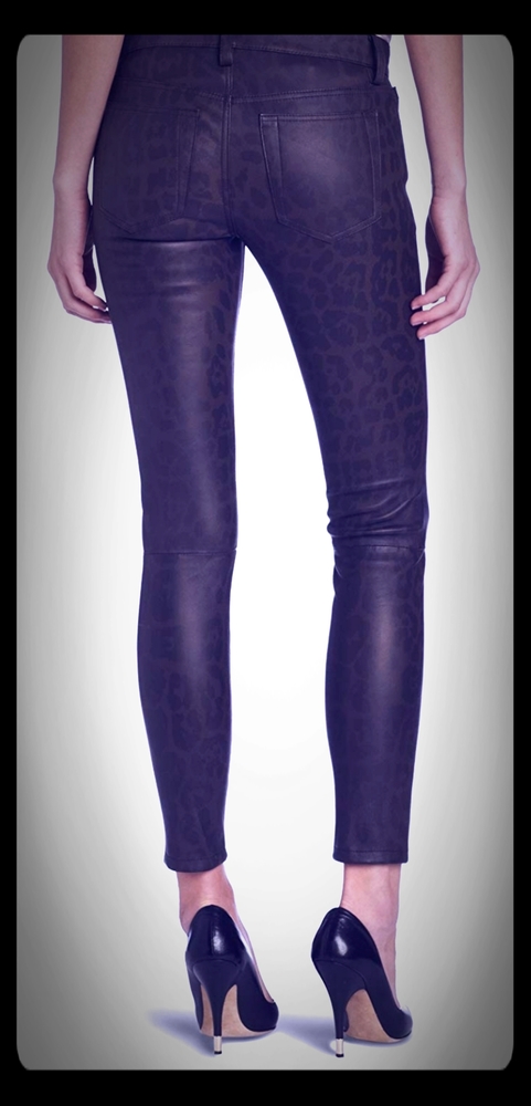 Joe's Jeans 100% Leather skinny ankle pants